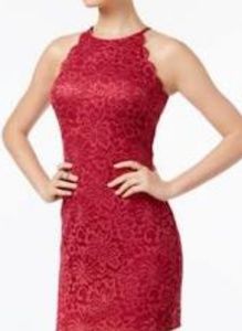 BCX Halter Dress Wine Juniors size 3